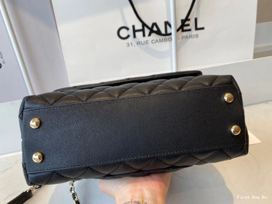 Firstbag Ru TOP FLAP WITH HANDLE CHANEL BAG 0710